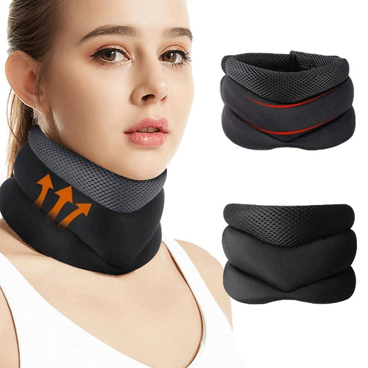 Adjustable Neck Brace with V-Shape Design - Cervical Spine Support for Pain Relief and Posture Correction V888-ELOSUNG12615