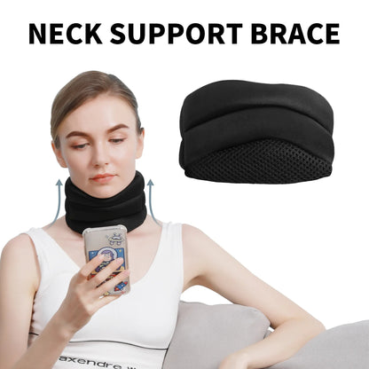 Adjustable Neck Brace with V-Shape Design - Cervical Spine Support for Pain Relief and Posture Correction V888-ELOSUNG12615