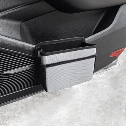 Grey Upgraded Waterproof Car Storage Bag - Multi-Position Hanging Organizer V888-ELOSUNG12625