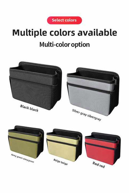 Grey Upgraded Waterproof Car Storage Bag - Multi-Position Hanging Organizer V888-ELOSUNG12625