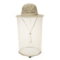 Beige Outdoor Mosquito Net Hat - Sun Protection and Insect Repellent Bucket Hat V888-ELOSUNG12640