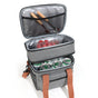 Grey Waterproof Insulated Lunch Bag - Leakproof Thermal Cooler for Food and Drinks V888-ELOSUNG12659