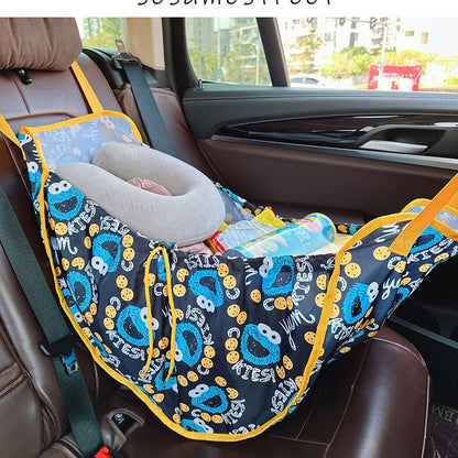 Nevy Blue Car Back Seat Organizer Hammock - Portable Storage Solution V888-ELOSUNG12675