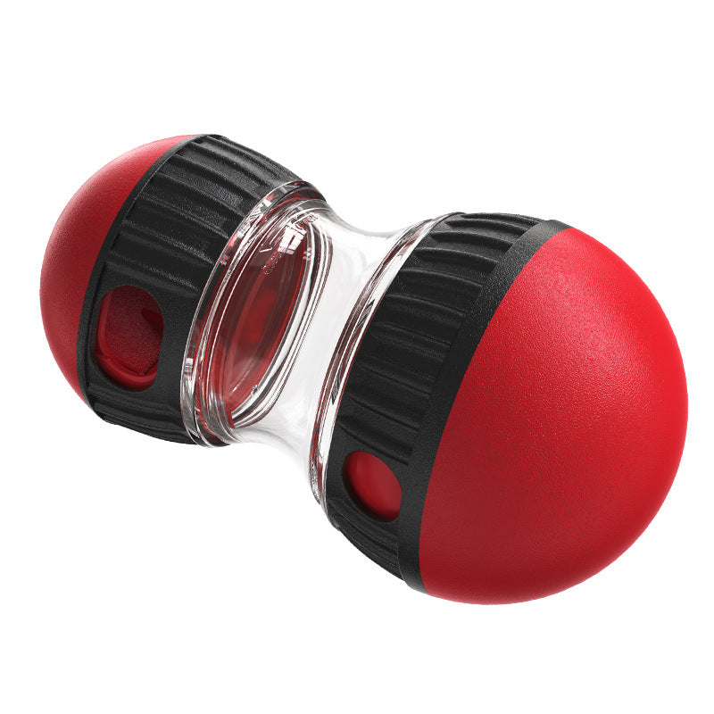 Red Interactive Dog Slow Feeder Toy - Food Dispenser Ball for Healthy Digestion V888-ELOSUNG12768