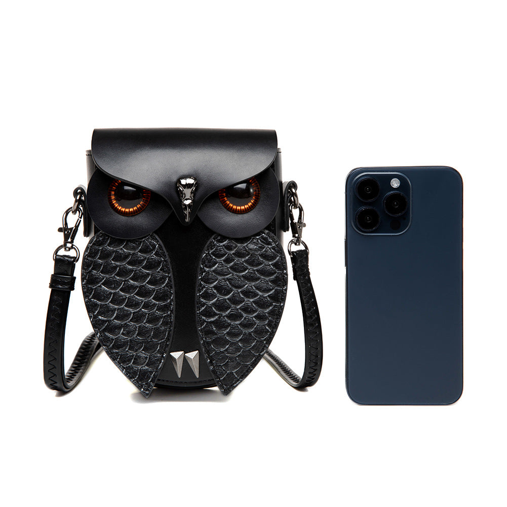 Creative Owl Design Crossbody Shoulder Bag - Compact, Unique & Stylish for Women V888-ELOSUNG12771