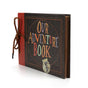 DIY Scrapbook Adventure Album - Retro Kraft Paper Photo Book with String Binding V888-ELOSUNG12811