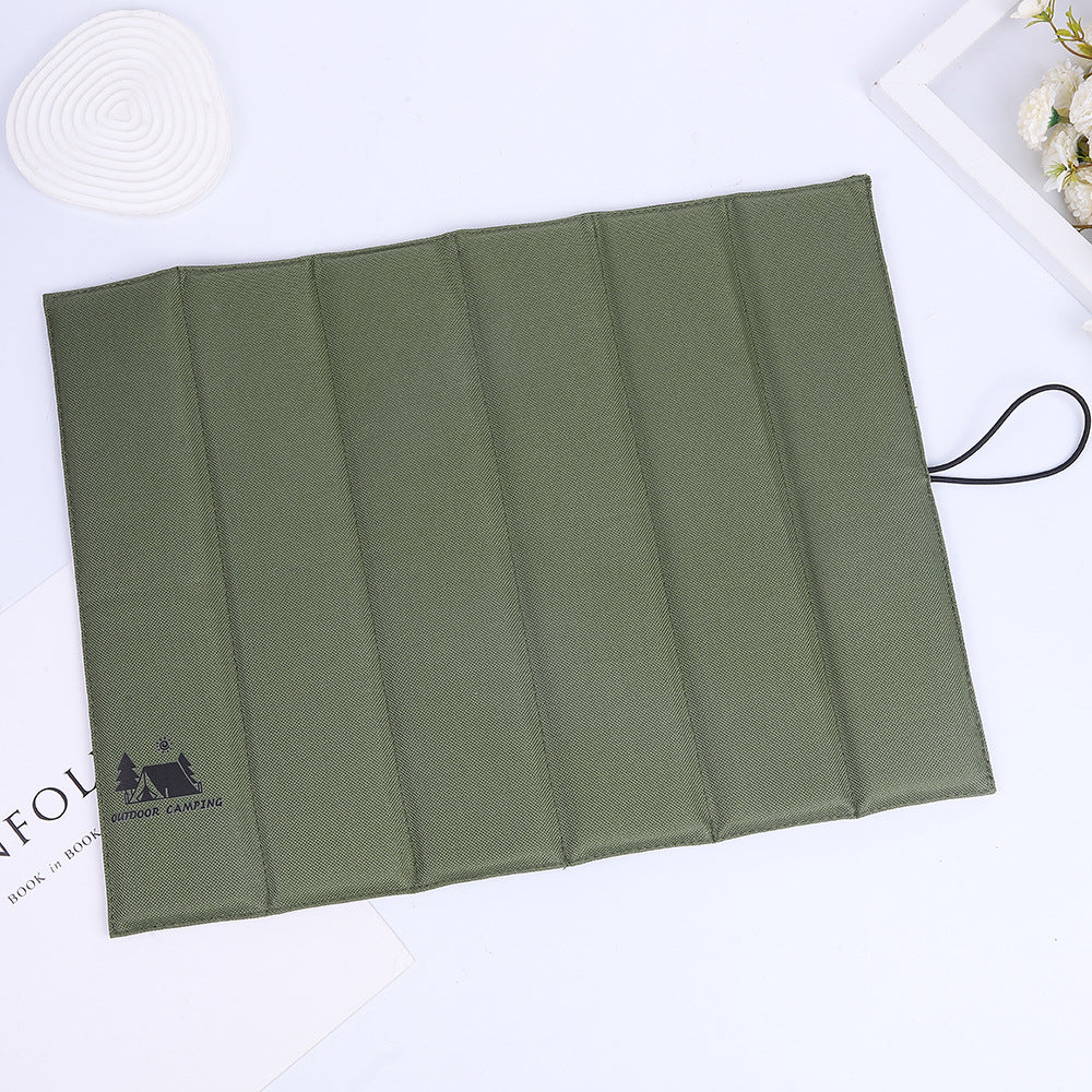 3PCS Green Portable Outdoor Folding Seat Cushion - 42cm x 32cm for Camping and Hiking V888-ELOSUNG12900