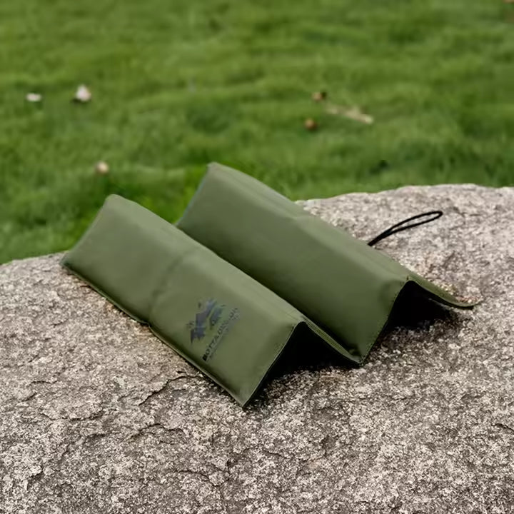 3PCS Green Portable Outdoor Folding Seat Cushion - 42cm x 32cm for Camping and Hiking V888-ELOSUNG12900