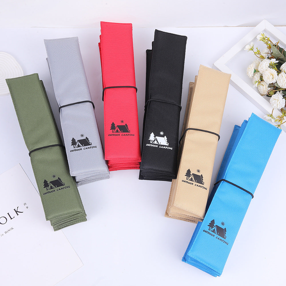 3PCS Green Portable Outdoor Folding Seat Cushion - 42cm x 32cm for Camping and Hiking V888-ELOSUNG12900