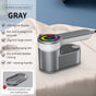 Grey Portable Handheld Garment Steamer | Mini Steam Iron for Home & Dorm Use | Compact Clothes Steaming Iron V888-ELOSUNG13014