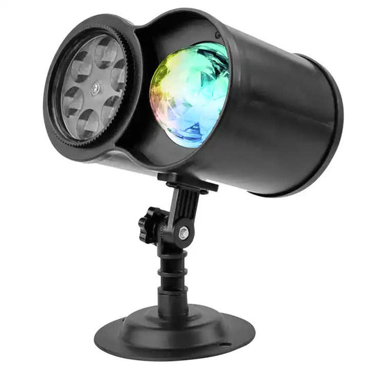 Bracket Outdoor Waterproof Lawn Dual-Tube Projection Light - LED Halloween & Christmas Dynamic Water Ripple V888-ELOSUNG13052