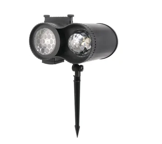 Ground Insert Outdoor Waterproof Lawn Dual-Tube Projection Light - LED Halloween & Christmas Dynamic Water V888-ELOSUNG13053