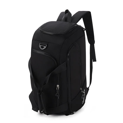 Black Large Capacity Travel Backpack - Multi-Function Carry-On Bag for Clothes, Luggage Storage, and Business V888-ELOSUNG13089