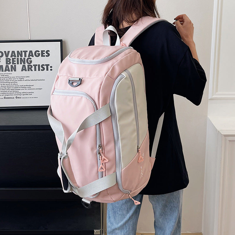 Black Large Capacity Travel Backpack - Multi-Function Carry-On Bag for Clothes, Luggage Storage, and Business V888-ELOSUNG13089