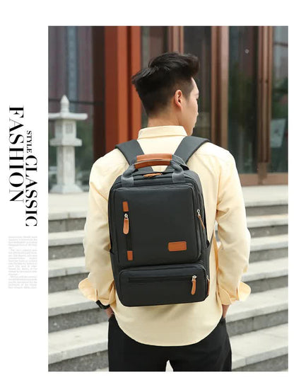 Red 3-Piece Backpack Set - Men's & Women's Student Travel Backpack, Casual Backpack, Laptop Bag, Notebook V888-ELOSUNG13188