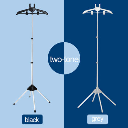 Black Adjustable Foldable Garment Steamer Stand - Independent Support for Home Use V888-ELOSUNG13366
