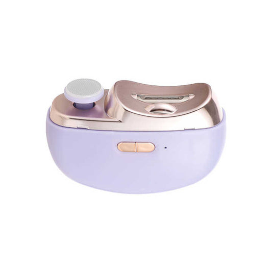 Purple Automatic Electric Nail Clipper & Grinder - Multi-Functional Safe Nail Trimmer for Adults & Kids V888-ELOSUNG13446