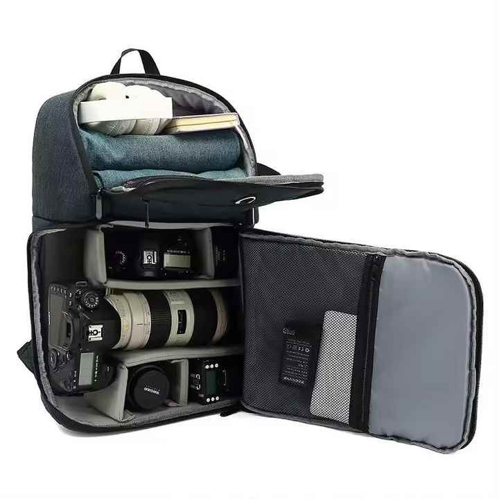 Waterproof DSLR Camera Backpack - Multifunctional large-capacity camera bag that easily carries a tripod V888-ELOSUNG13517