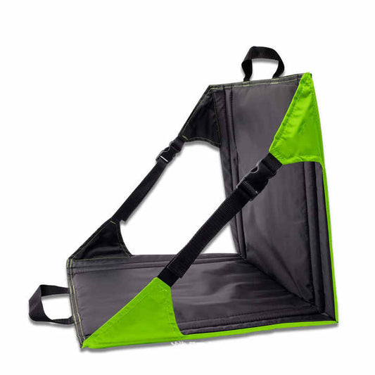 Green And Black Portable Outdoor Camping Seat Pad with Backrest, Foldable & Waterproof Concert Cushion, 600D V888-ELOSUNG13520