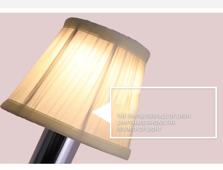 Silver Creative LED Rechargeable Table Lamp | 3 Adjustable Light Modes | Touch Control | USB Charging | V888-ELOSUNG13527