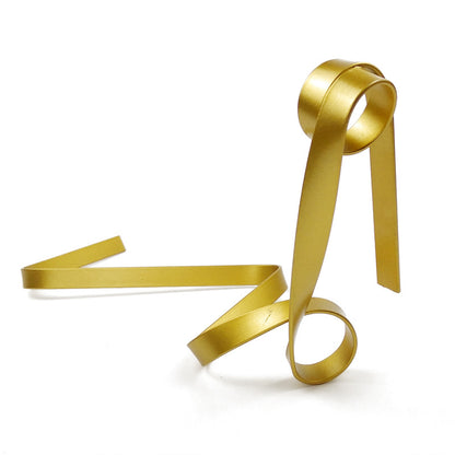 Gold Modern Ribbon Wine Bottle Holder - Creative Floating Wine Rack for Home and Bar Decor V888-ELOSUNG13544