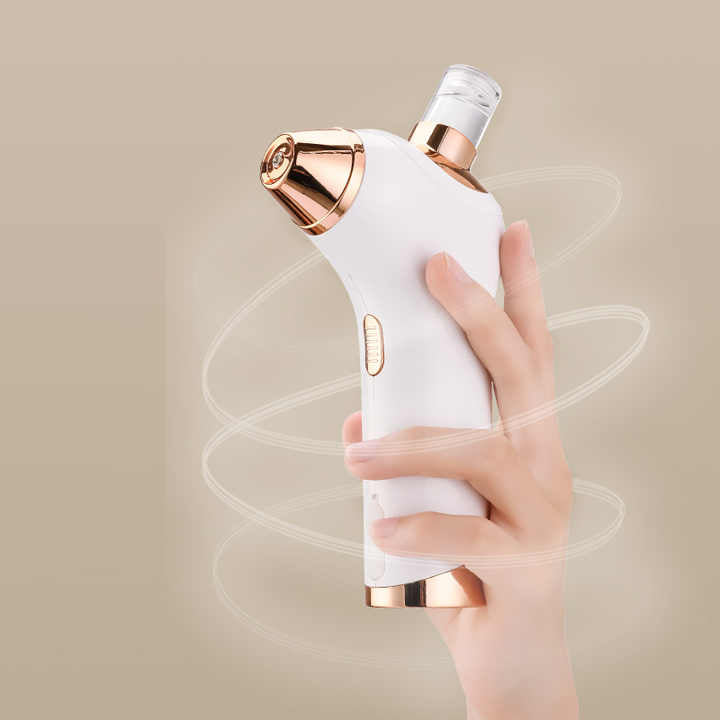 White Portable Oxygen Injector for Face Hydration and Skin Rejuvenation, 40ml USB Rechargeable Atomizer V888-ELOSUNG13681