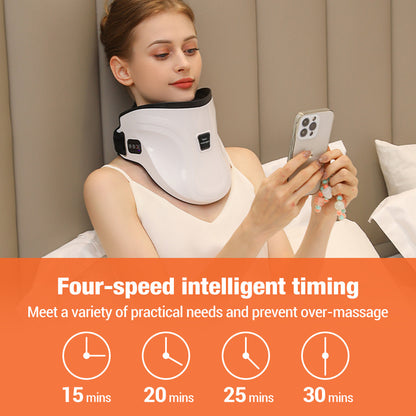 Electric Heated Neck Massager with Carbon Fiber Infrared Therapy & Customizable Temperatures V888-ELOSUNG15024
