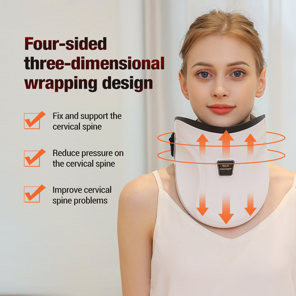 Electric Heated Neck Massager with Carbon Fiber Infrared Therapy & Customizable Temperatures V888-ELOSUNG15024