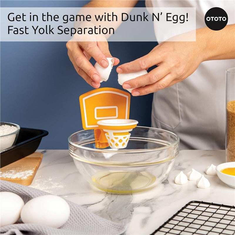 Dunk N' Egg - Fun and Innovative Basketball-Themed Egg Yolk Separator for Your Kitchen V888-ELOSUNG15105