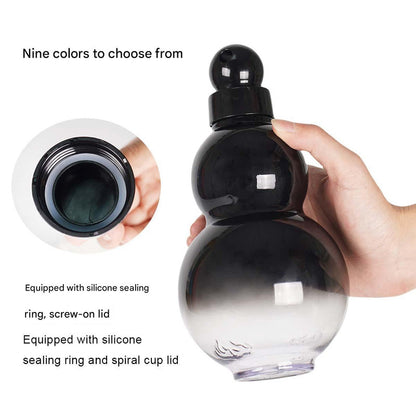 32oz Black Myth Wukong Inspired Gourd Water Plastic Green Bottle - Decorative Double-Layer Flask with V888-ELOSUNG15165