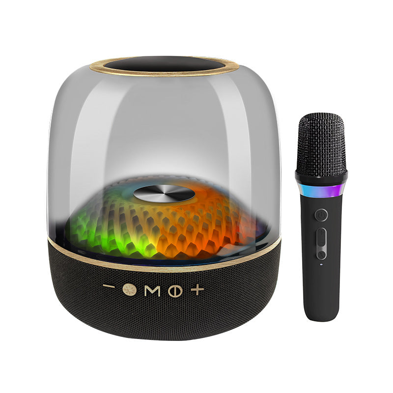 LP90 Black 360 degrees Bluetooth Home Theater Speaker With One Microphone - LED Light Effect, 120W Surround V888-ELOSUNG15177