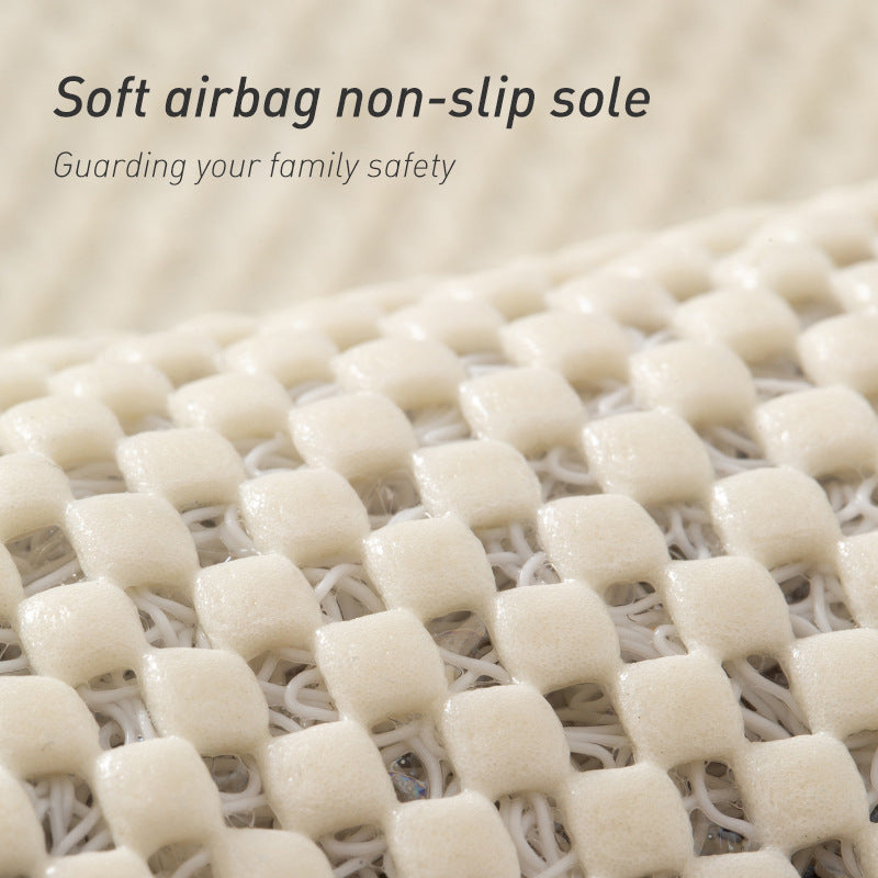 Gray Non-Slip Loofah-Style Bathroom Mat - Quick-Dry and Soft 40*60cm V888-ELOSUNG15187