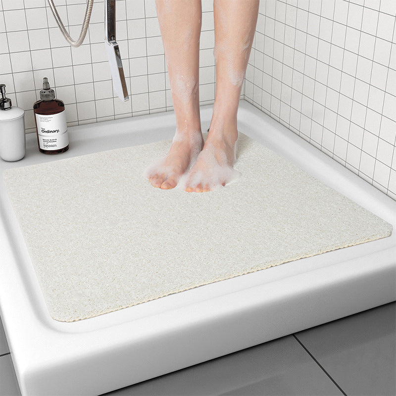 White Non-Slip Loofah-Style Bathroom Mat - Quick-Dry and Soft 40*60cm V888-ELOSUNG15190
