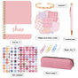 Kids Creative Journal Gift Set(Pink) - Notebook, Pen, Stickers, and Accessories V888-ELOSUNG15240