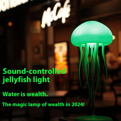Hanging Style Jellyfish Shaped Night Light - 1000mAh Rechargeable LED Lamp V888-ELOSUNG15251
