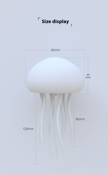 Hanging With Base Style Jellyfish Shaped Night Light - 1000mAh Rechargeable LED Lamp V888-ELOSUNG15252