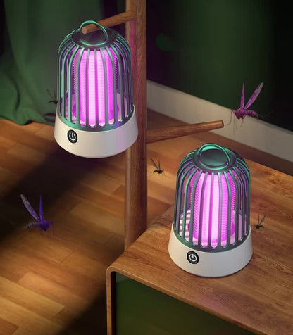 Yellow Electric Mosquito Killer Lamp with Dual Modes - 1200MA USB Rechargeable V888-ELOSUNG15255