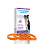 Orange Calming Collars for Dogs - Natural Stress Relief, Adjustable, 4 Pack V888-ELOSUNG15269