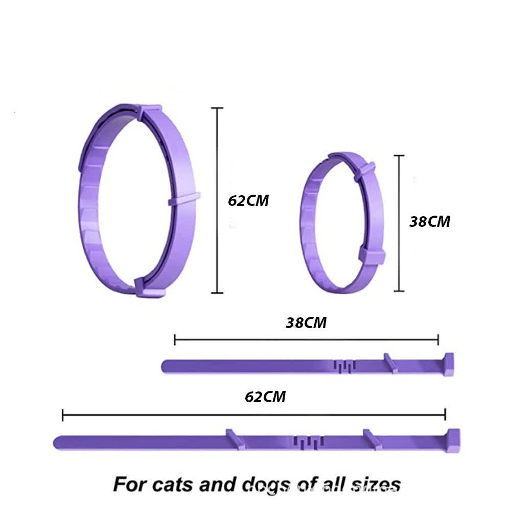 Blue Calming Collars for Cats - Natural Anxiety Relief, Adjustable, 4 Pack V888-ELOSUNG15272