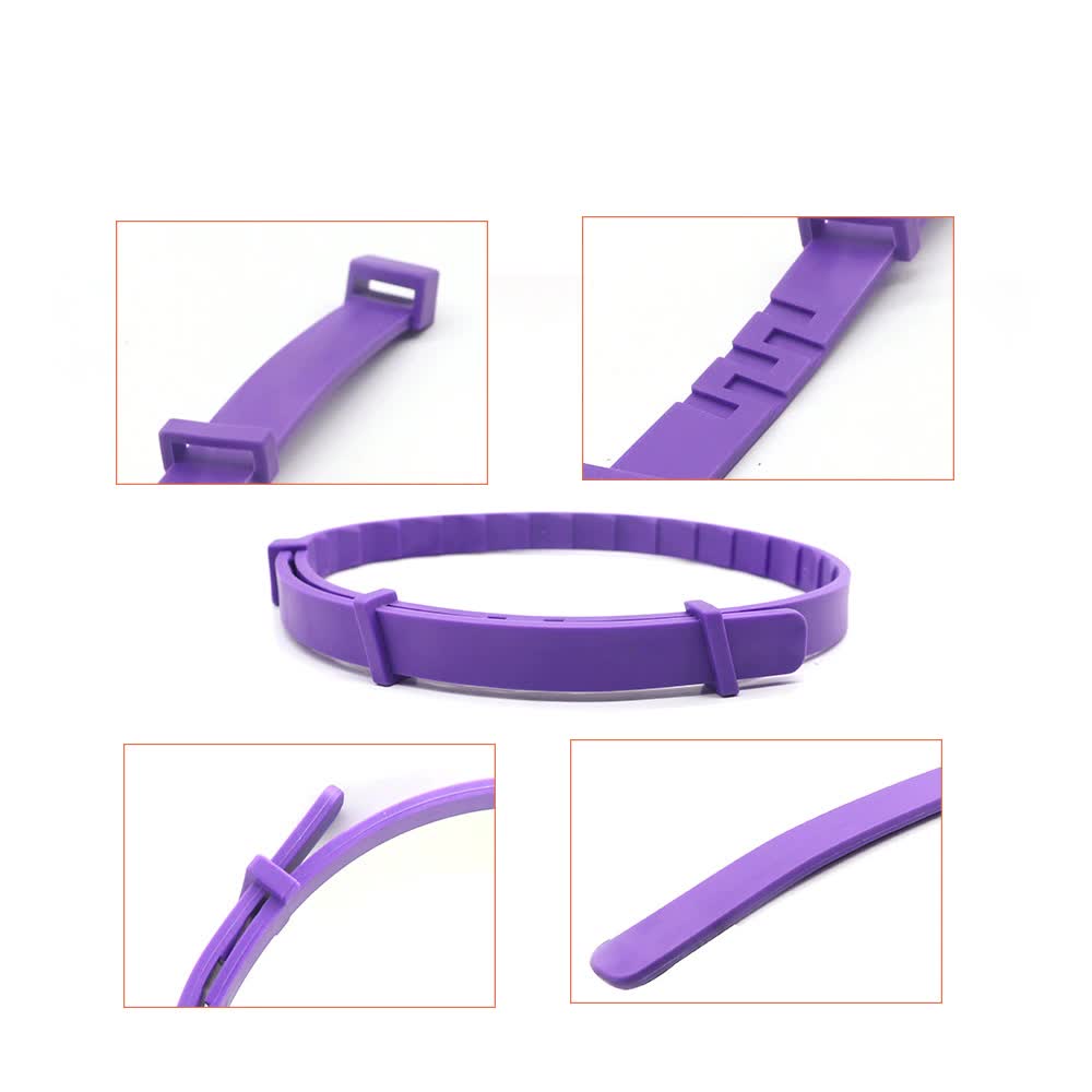 Gray Calming Collars for Dogs - Natural Stress Relief, Adjustable, 3 Pack (2 set/6PCS) V888-ELOSUNG15288
