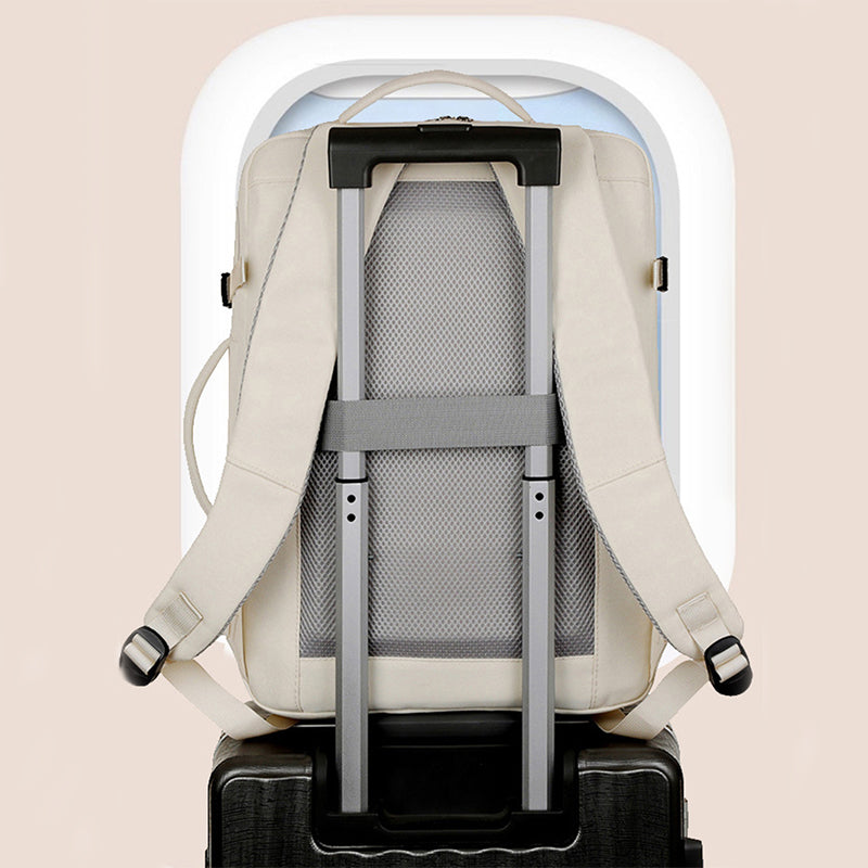 Large Capacity Travel Backpack with USB Charging Port - Black V888-ELOSUNG15301