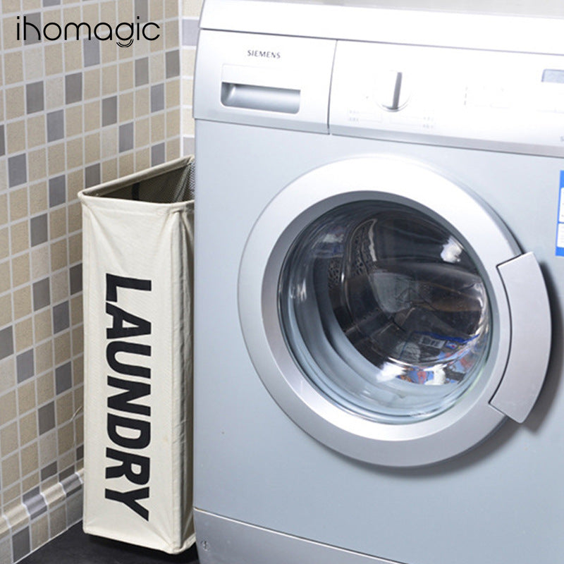 Rolling Laundry Basket with Wheels - 42L Capacity, Coffee, 39*18.5*58CM V888-ELOSUNG15357