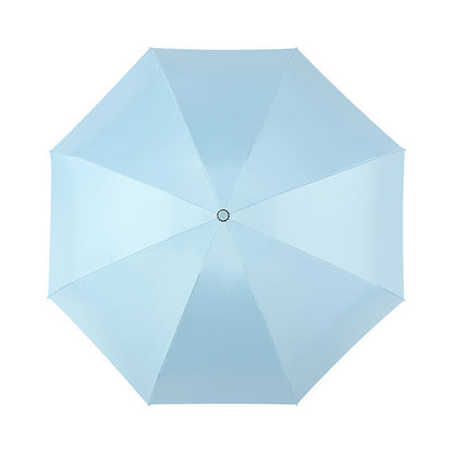 Beige Compact 5-Fold Umbrella with UV Protection, Wind Resistance, and Travel-Friendly Design V888-ELOSUNG15370