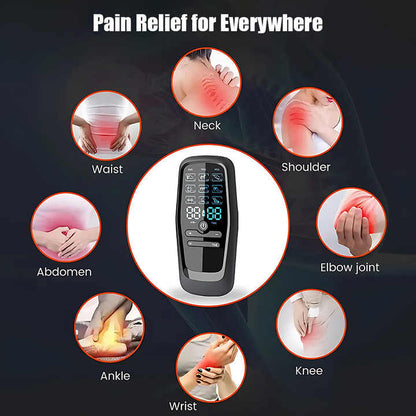 Dual Output EMS/TENS Massage Device with 9 Modes and Type-C Charging, (8 Adhesive Pads) V888-ELOSUNG15456