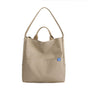 Apricot Minimalist Nylon Tote Bag with Adjustable Shoulder Strap, Large Capacity V888-ELOSUNG15499