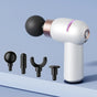 LC-005-White Portable Mini Massage Gun - Quiet Muscle Massager with 6 Speeds V888-ELOSUNG15525