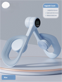 Blue Counting Adjustable Pelvic Floor Muscle Trainer with Smart Counter - Postpartum Recovery Tool V888-ELOSUNG15570