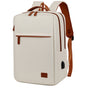 Beige Waterproof Business Backpack - 31L Capacity, Stylish and Versatile V888-ELOSUNG15607