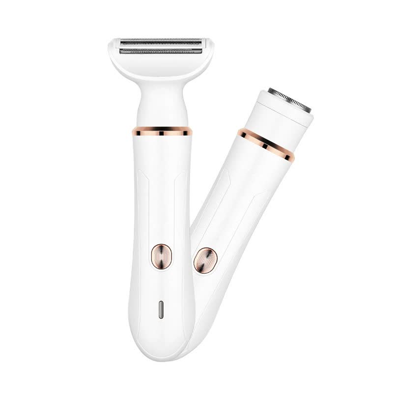 2-in-1 Electric Lady Shaver with Precision Tip - Portable and Rechargeable Grooming Tool V888-ELOSUNG15612