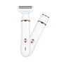 2-in-1 Electric Lady Shaver with Precision Tip - Portable and Rechargeable Grooming Tool V888-ELOSUNG15612